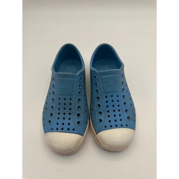 Native Kids Jefferson Shoes Blue Size C11 - Picture 1 of 5